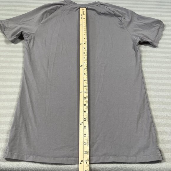 Tailored Athlete Shirt Mens Large Gray Everyday Henley Short Sleeve Stretch - Picture 8 of 8
